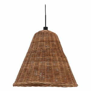 Natúr színű rattan lámpabúra ø 60 cm Calvia – Kave Home kép
