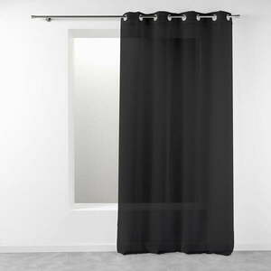 Fekete fényáteresztő függöny 140x280 cm Telma – douceur d'intérieur kép