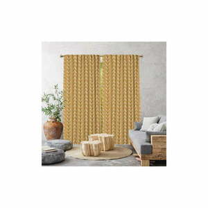 Sárga függöny 260x140 cm - Cipcici kép