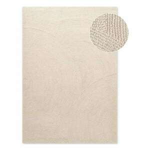 Világos natúr színű kézi szövésű gyapjú szőnyeg 120x180 cm Eleni Natural White – Hanse Home kép