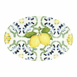 Amalfi kerámia tálaló tányér, 40 x 25 cm - Villa Altachiara kép