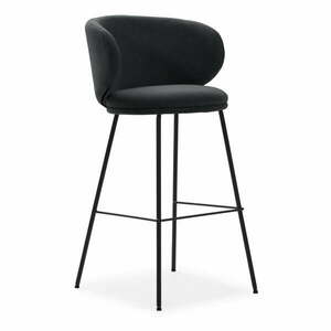 Sötétszürke bárszék szett 2 db-os (ülésmagasság 65 cm) Rush – Marckeric kép
