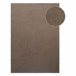 Szürkésbarna kézi szövésű gyapjú szőnyeg 200x300 cm Eleni Taupe – Hanse Home kép