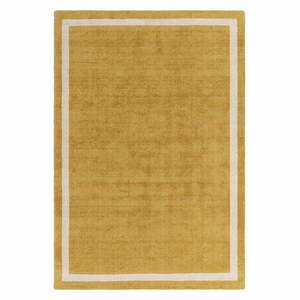 Okkersárga kézi szövésű gyapjú szőnyeg 160x230 cm Albi – Asiatic Carpets kép