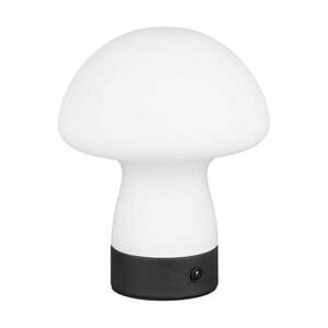 Matt fehér LED asztali lámpa üveg búrával (magasság 18 cm) Dooley – Trio kép