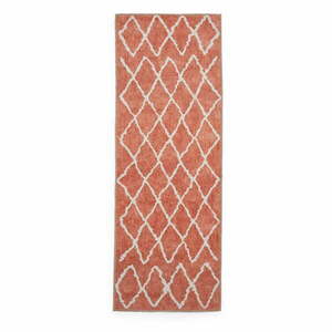 Narancssárga mosható futószőnyeg 76x230 cm Coral Orange – Think Rugs kép