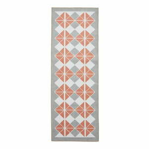 Narancssárga-szürke mosható futószőnyeg 61x170 cm Victoria Orange – Think Rugs kép