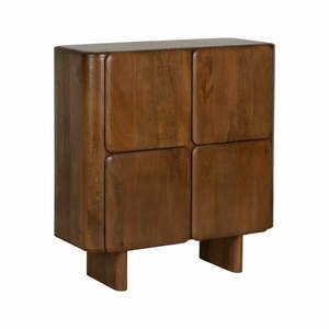 Barna mangófa szekrény 104x110x45 cm Nosy – Ixia kép