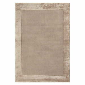 Világosbarna kézi szövésű gyapjú keverék szőnyeg 120x170 cm Ascot – Asiatic Carpets kép