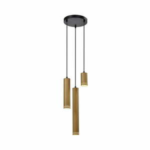 Sárga-fekete függőlámpa fém búrával ø 22 cm Tubo – Candellux Lighting kép