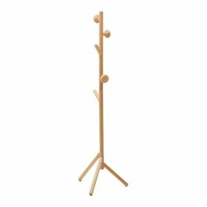 Natúr színű bükkfa fogas 46x170 cm Nadue – Kave Home kép