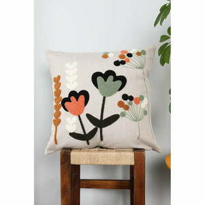 Len díszpárna 43x43 cm Lale – Mioli Decor kép