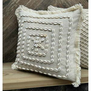 Pamut párnahuzat 43x43 cm Seashells – Mioli Decor kép