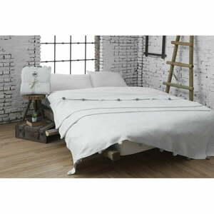 Krémszínű fleece ágytakaró 150x200 cm Pom Pom – Mijolnir kép