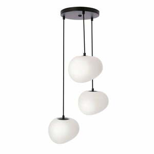 Fekete-fehér függőlámpa ø 42 cm Stones – Candellux Lighting kép