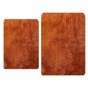Narancssárga fürdőszobai kilépő szett 2 db-os 60x100 cm Colors Of – Foutastic kép