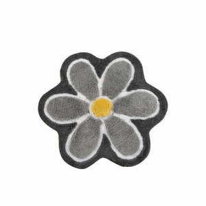 Szürke fürdőszobai kilépő ø 90 cm Flower – Foutastic kép