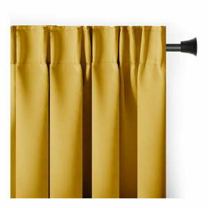 Sárga sötétítő termo függöny 140x245 cm Pleat – Restilo kép