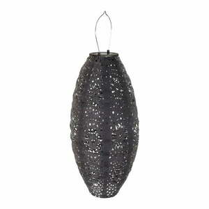 Sötétszürke napelemes kültéri LED lámpás (magasság 40 cm) Foxdale – House Nordic kép