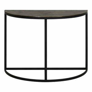 Bronzszínű fém konzolasztal 42x100 cm Peto – Light & Living kép