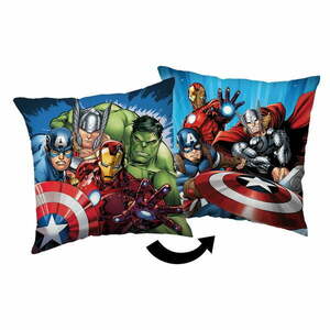 Fleece gyerek párna 40x40 cm Avengers "Heroes" – Jerry Fabrics kép