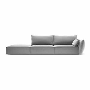 Világosszürke bársony kanapé, jobb oldali 264 cm Vanda – Mazzini Sofas kép
