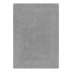 Szürkésbézs kézi szövésű gyapjú szőnyeg 120x170 cm Border – Flair Rugs kép