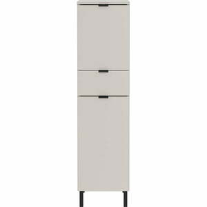 Krémszínű magas-keskeny fürdőszoba szekrény 30x120 cm Arcena – Germania kép