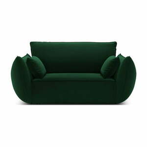 Sötétzöld bársony fotel Vanda – Mazzini Sofas kép