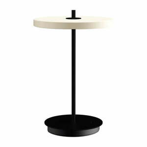 Fekete-fehér fém LED asztali lámpa fém búrával (magasság 31 cm) Asteria Move – UMAGE kép