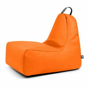Narancssárga bőrutánzat gyerek babzsákfotel Chill M – So Soft? kép