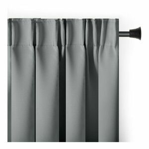 Szürke sötétítő termo függöny 140x270 cm Pleat – Restilo kép