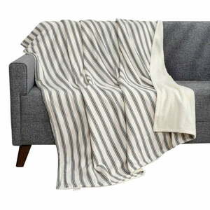 Fehér-antracitszürke takaró 150x190 cm Soren Wellsoft – Mijolnir kép