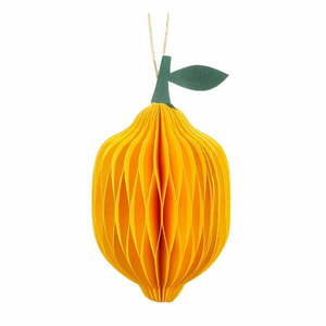 Papír kézzel készített karácsonyfadísz ø 6 cm Lemon Honeycomb – Sass & Belle kép