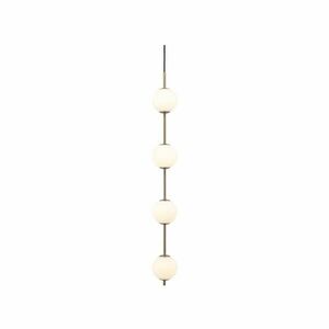 Sárgaréz színű fém LED függőlámpa üveg búrával ø 12 cm Audrey – UMAGE kép