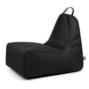 Fekete bőrutánzat gyerek babzsákfotel Chill M – So Soft? kép