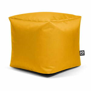 Sárga gyerek babzsákfotel Cube M – So Soft? kép