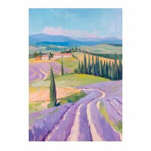 Kép 70x100 cm Purple Fields – Styler kép