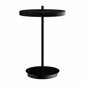 Fekete fém LED asztali lámpa fém búrával (magasság 31 cm) Asteria Move – UMAGE kép