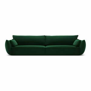Sötétzöld bársony kanapé 248 cm Vanda – Mazzini Sofas kép