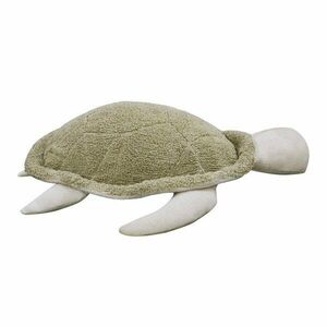 Zöld-krémszínű gyerek babzsákfotel Mrs. Turtle – Lorena Canals kép