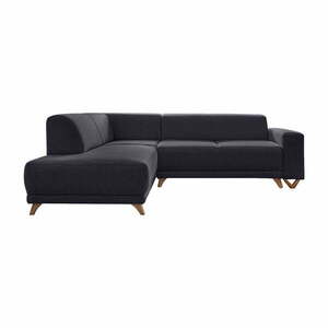 Antracitszürke kinyitható-tárolóhelyes sarokkanapé (bal oldali-L alakú) Classy Sophie – Miuform kép