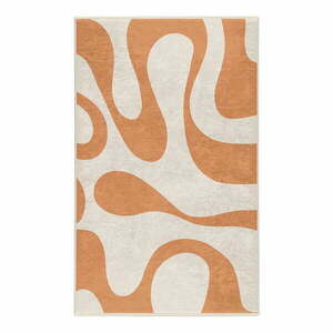 Narancssárga mosható szőnyeg 60x100 cm Caramel Latte – Mila Home kép