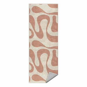 Rózsaszín mosható futószőnyeg 80x200 cm Strawberry Latte – Mila Home kép