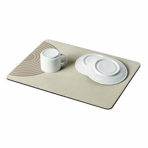Bézs gumi edénycsepegtető alátét 40x30 cm Dima – Wenko kép