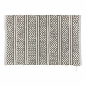 Bézs textil fürdőszobai kilépő 50x80 cm Shaki – Wenko kép