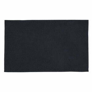 Sötétkék textil fürdőszobai kilépő 50x80 cm Chenille – Allstar kép
