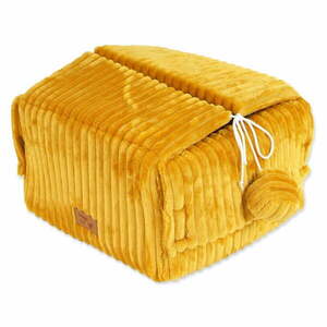 Mustársárga bújó macskáknak 40x36 cm Magic Cat Stripe – Plaček Pet Products kép