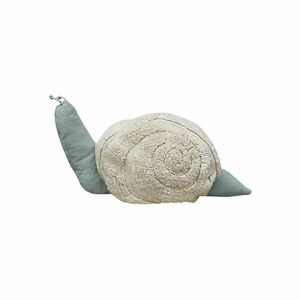 Világoszöld-krémszínű gyerek babzsákfotel Mr. Snail – Lorena Canals kép