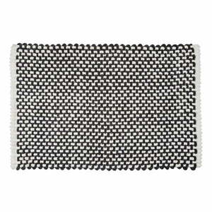 Fekete-fehér textil fürdőszobai kilépő 50x80 cm Covelo – Wenko kép